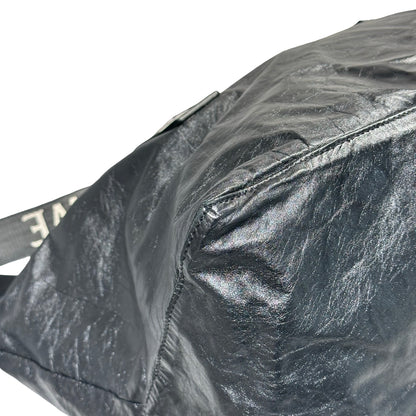 LOEWE FOLD SHOPPER BAG BLACK LAMBSKIN [3001376]