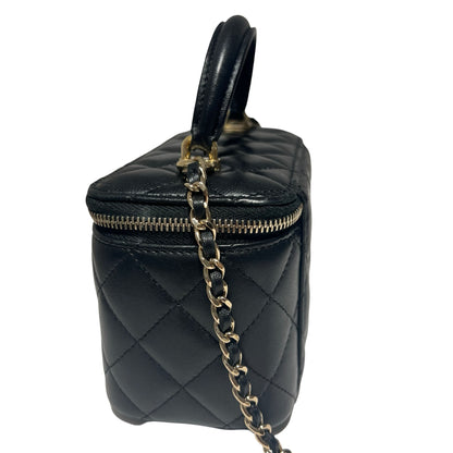 Lambskin Vanity Case Cross Body Bag [101543]