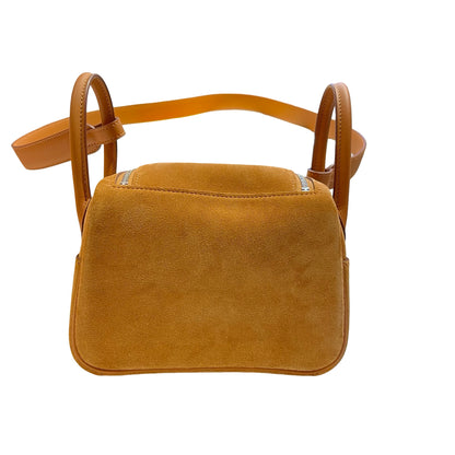 New HERMÈS Mini Lindy Shoulder Bag Gold