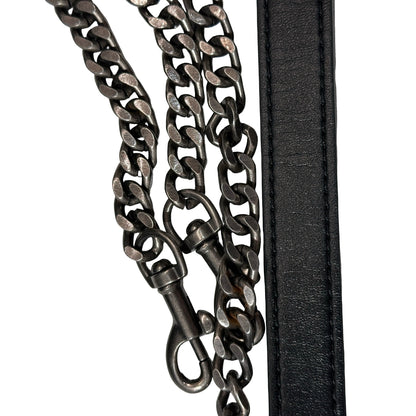 SAINT LAURENT Matelassé Calfskin Loulou Shoulder Bag Black