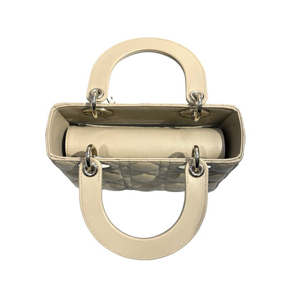 Used DIOR Lady Dior Handbag Beige