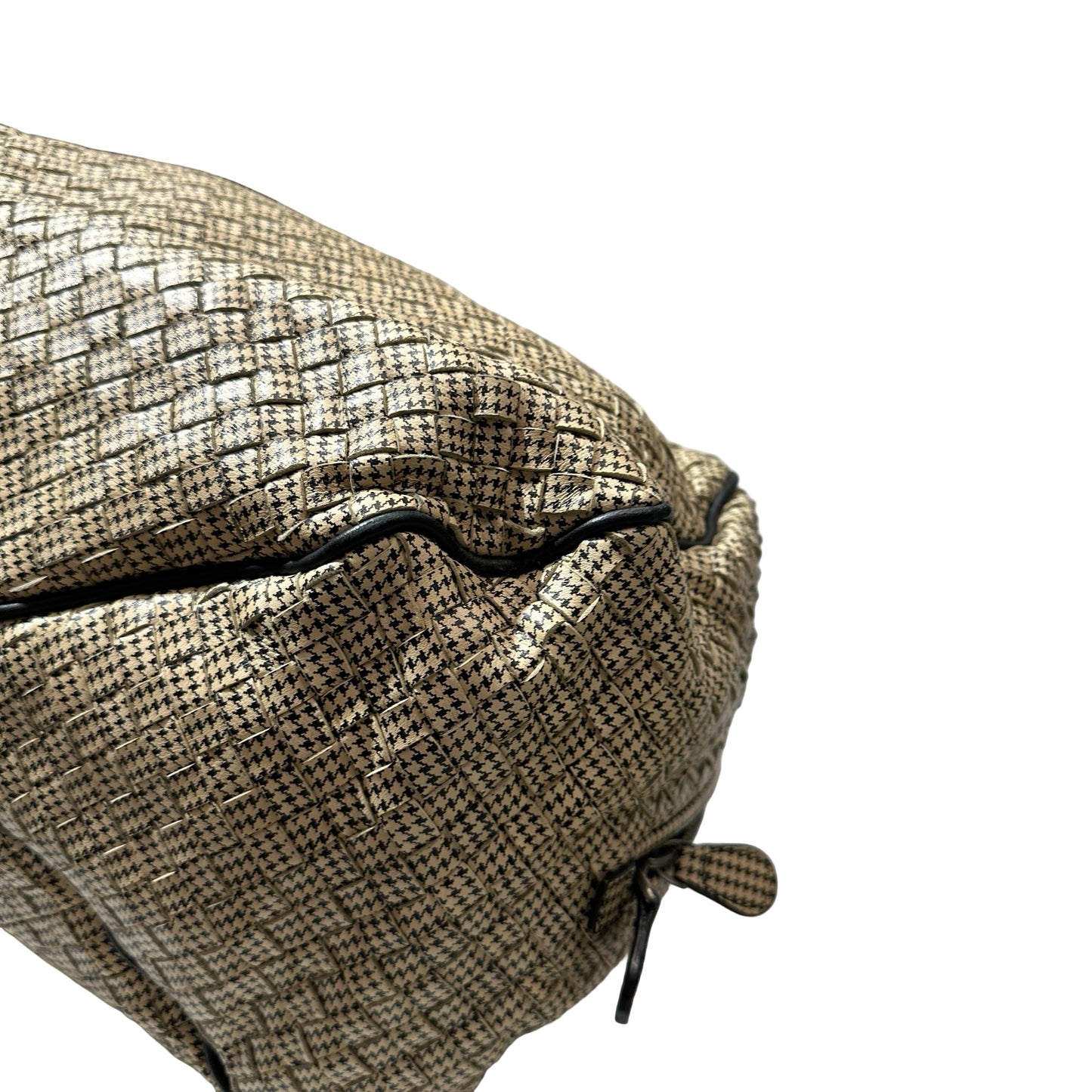 Used BOTTEGA VENETA Tote Bag Beige Black