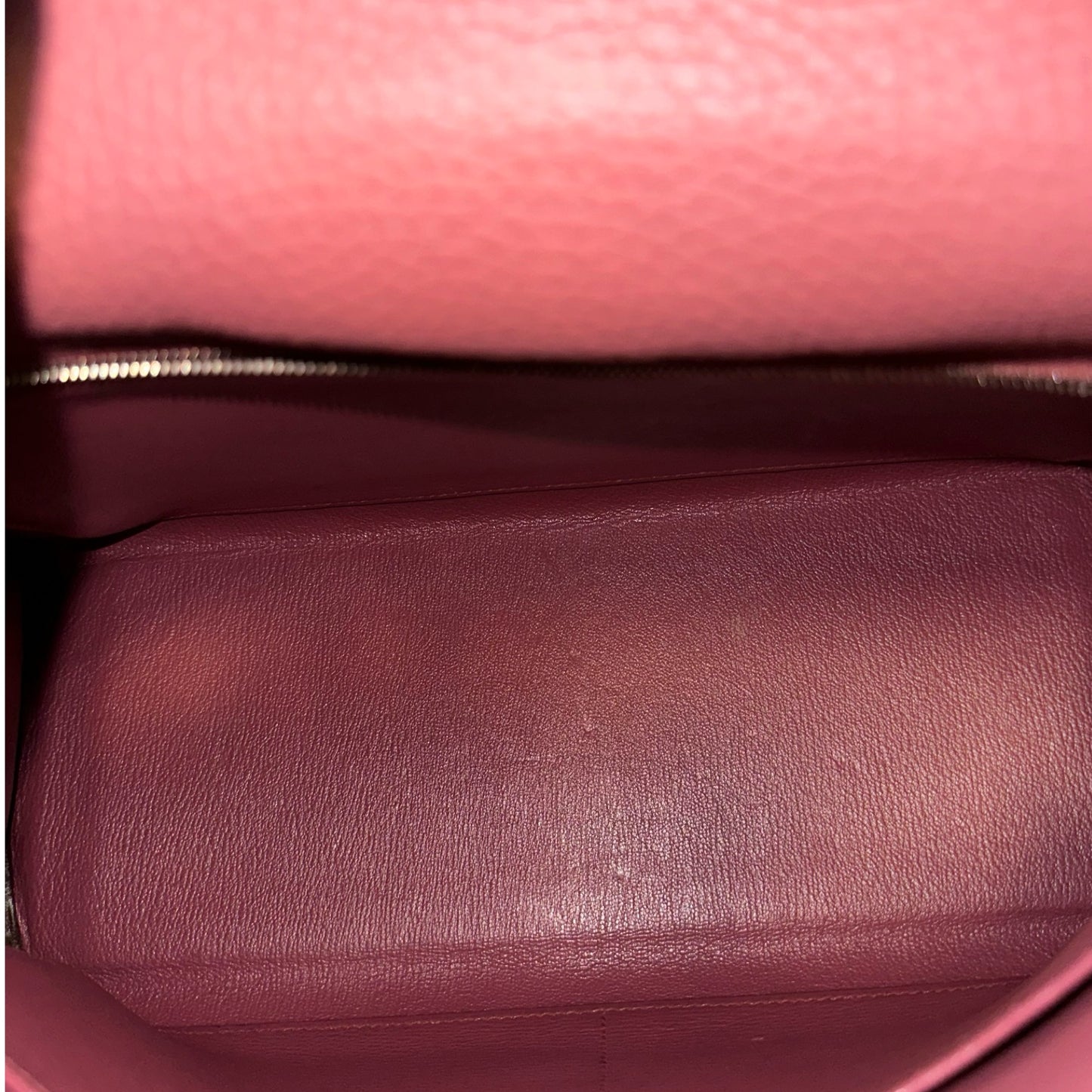 Used HERMES Togo Kelly 32 Handbag Pink