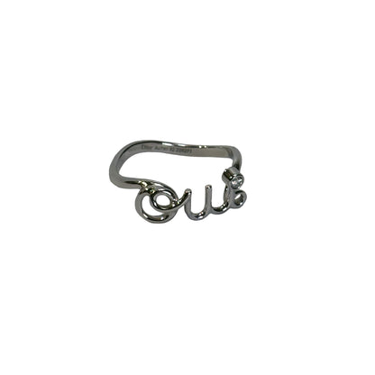 DIOR Metal Ring Ring Silver