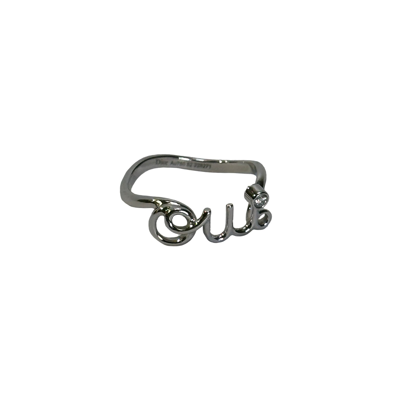 DIOR Metal Ring Ring Silver