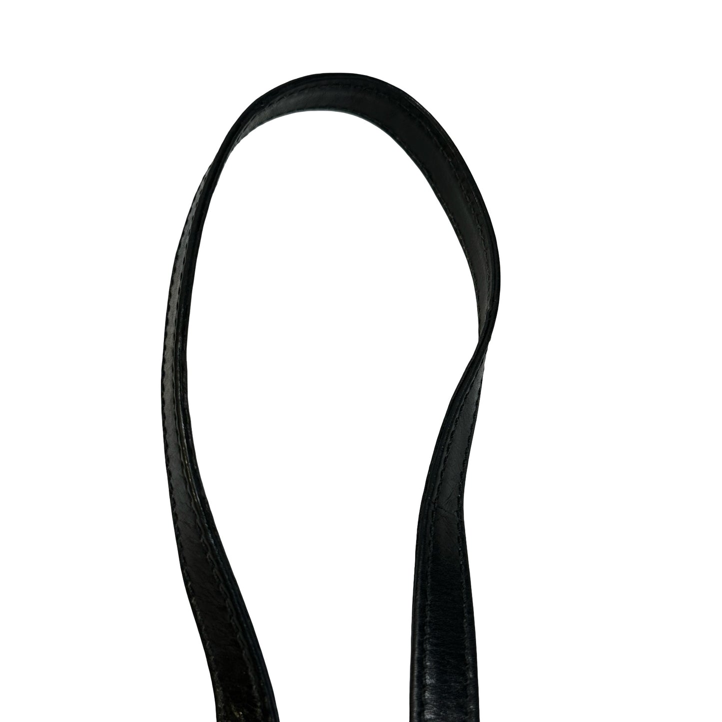 Used CELINE Leather Vintage Cross body bag Cross body bag Black GHW