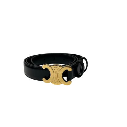 Used CÉLINE Belt Black GHW
