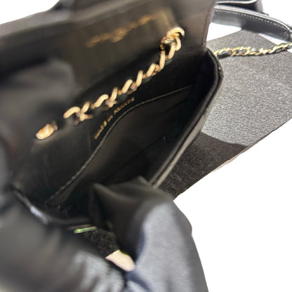 Used CHANEL Mini Bag Black GHW