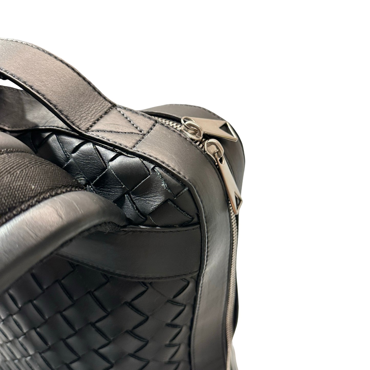 Used BOTTEGA VENETA Backpack Black PHW