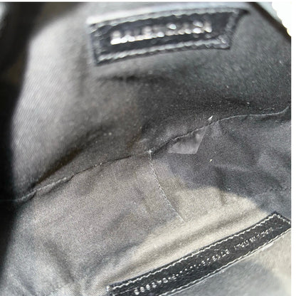 BALENCIAGA LE CAGOLE XS BLACK CALFSKIN PHW SHOULDER BAG [3000642]