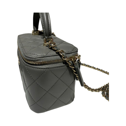 Lambskin Vanity Case Cross Body Bag [101801]