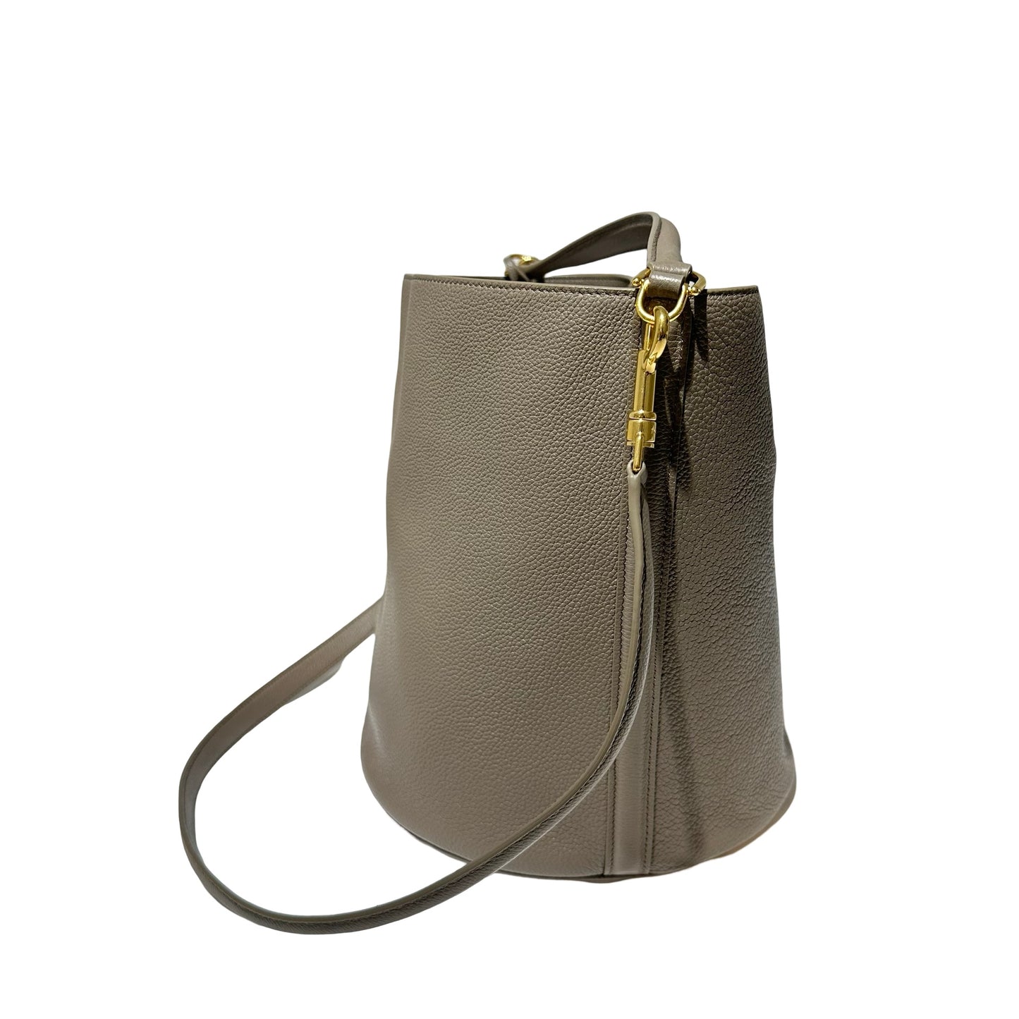 Calfskin Bucket 16 Two Way Shoulder Bag [101402]