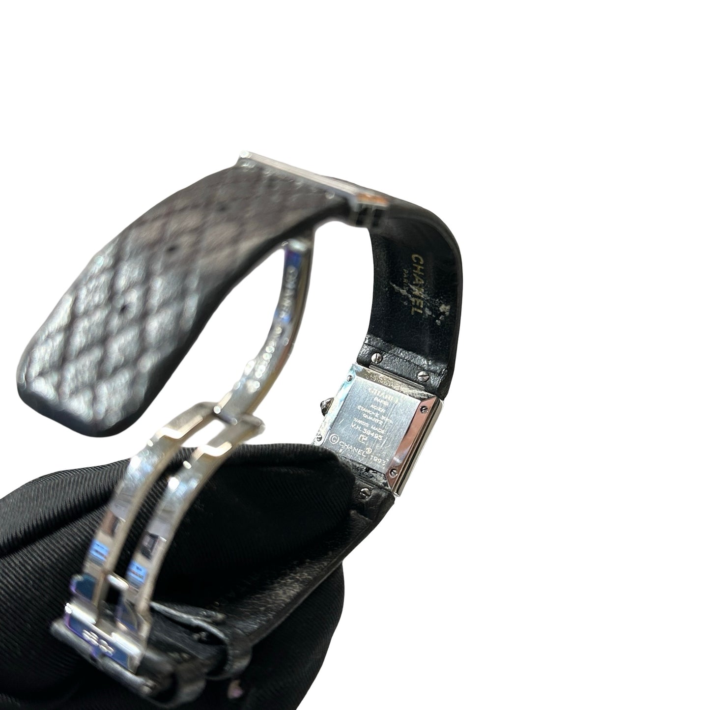 Used CHANEL Watch Watch Black