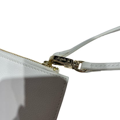 AGNES B. WHITE LEATHER POUCH [3000662]