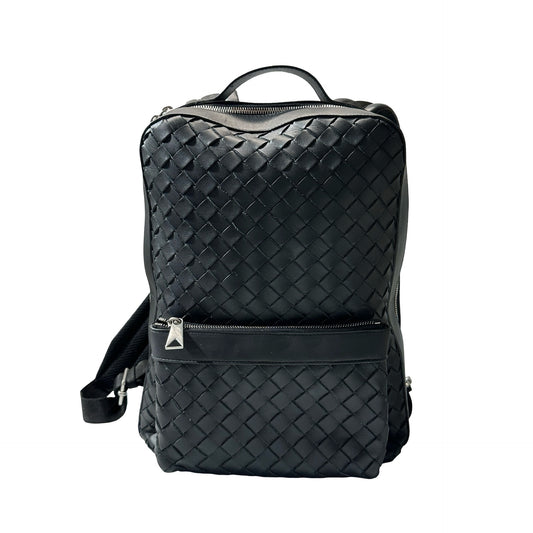 Used BOTTEGA VENETA Backpack Black PHW