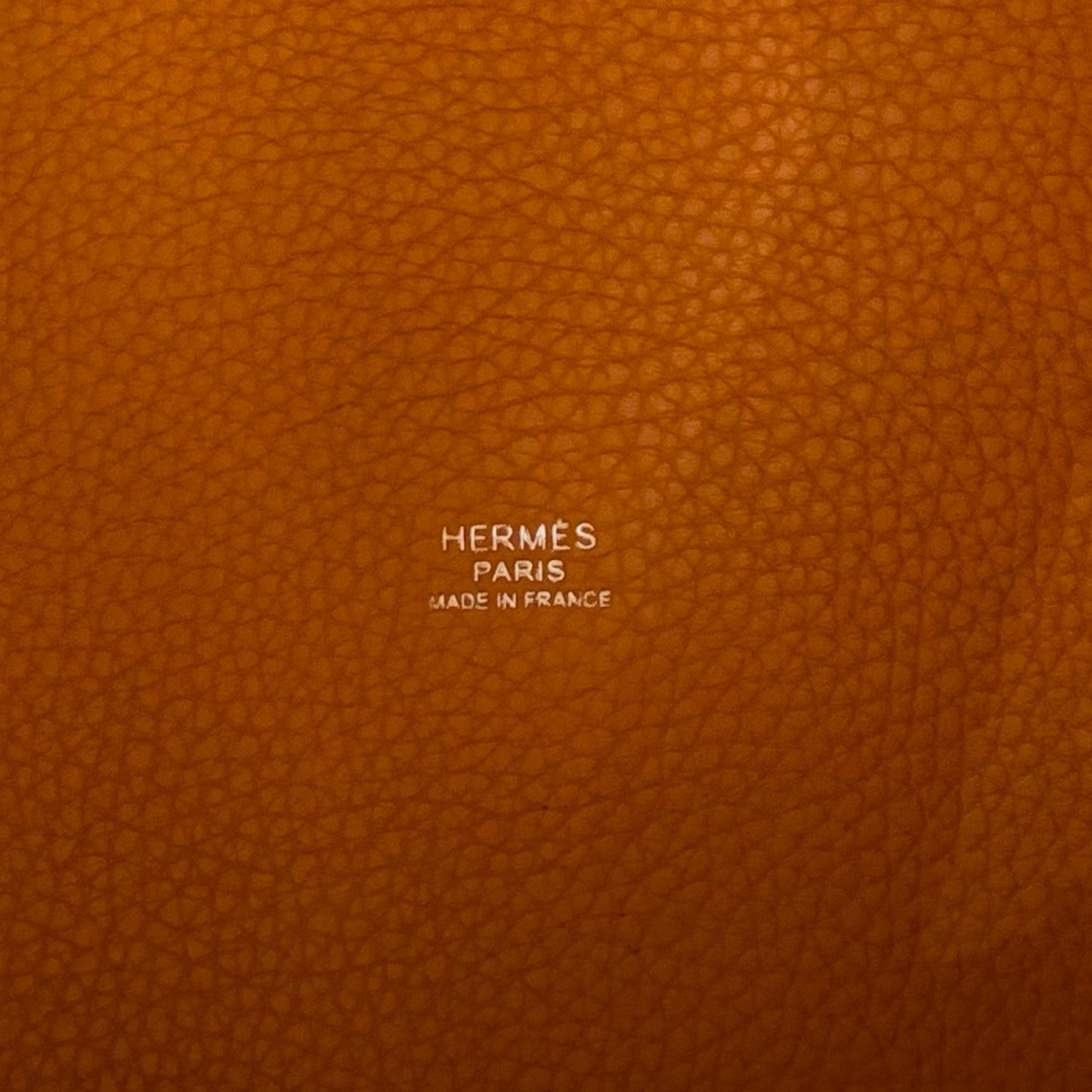 HERMES PICOTIN 26 RED ORANGE PHW [A04199]