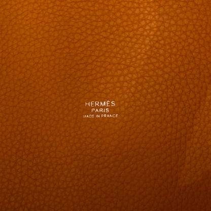 HERMES PICOTIN 26 RED ORANGE PHW [A04199]