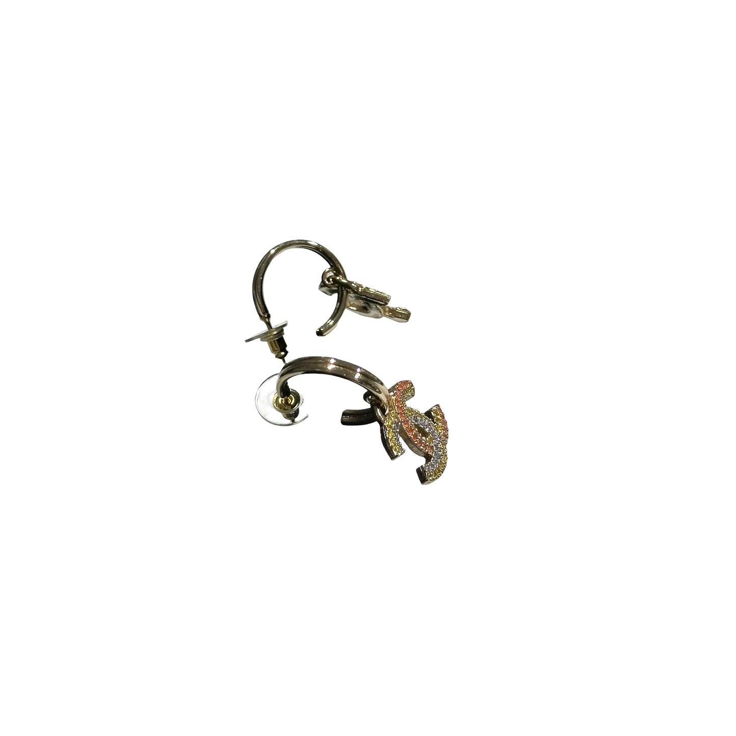 Used Chanel Earrings Multicolor