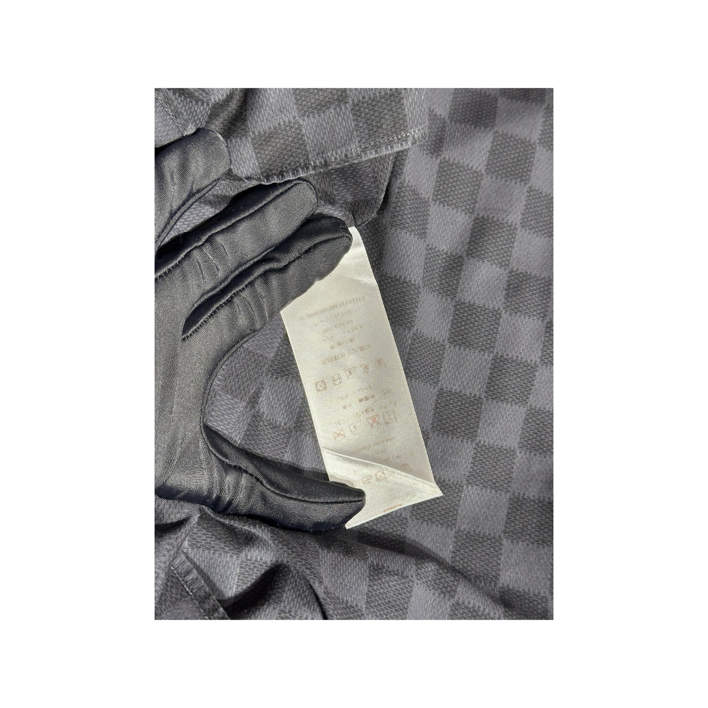 LV DAMIER EBENE SHORT-SLEEVED SHIRT [20000289]