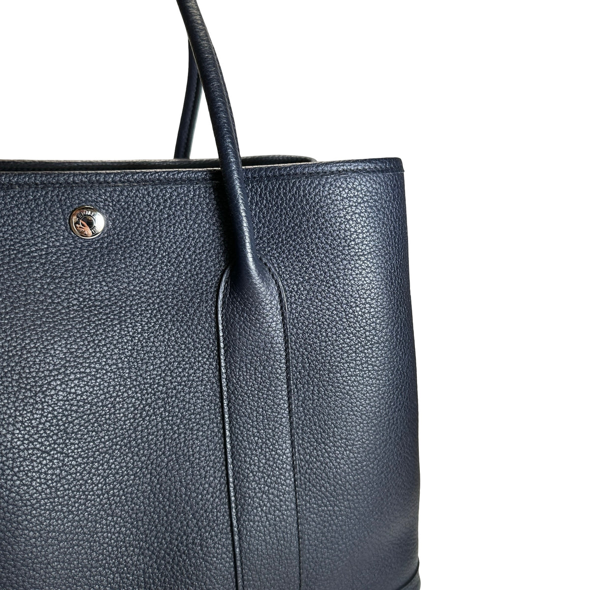 Used HERMES Negonda Garden Party 36 Tote Bag Navy PHW
