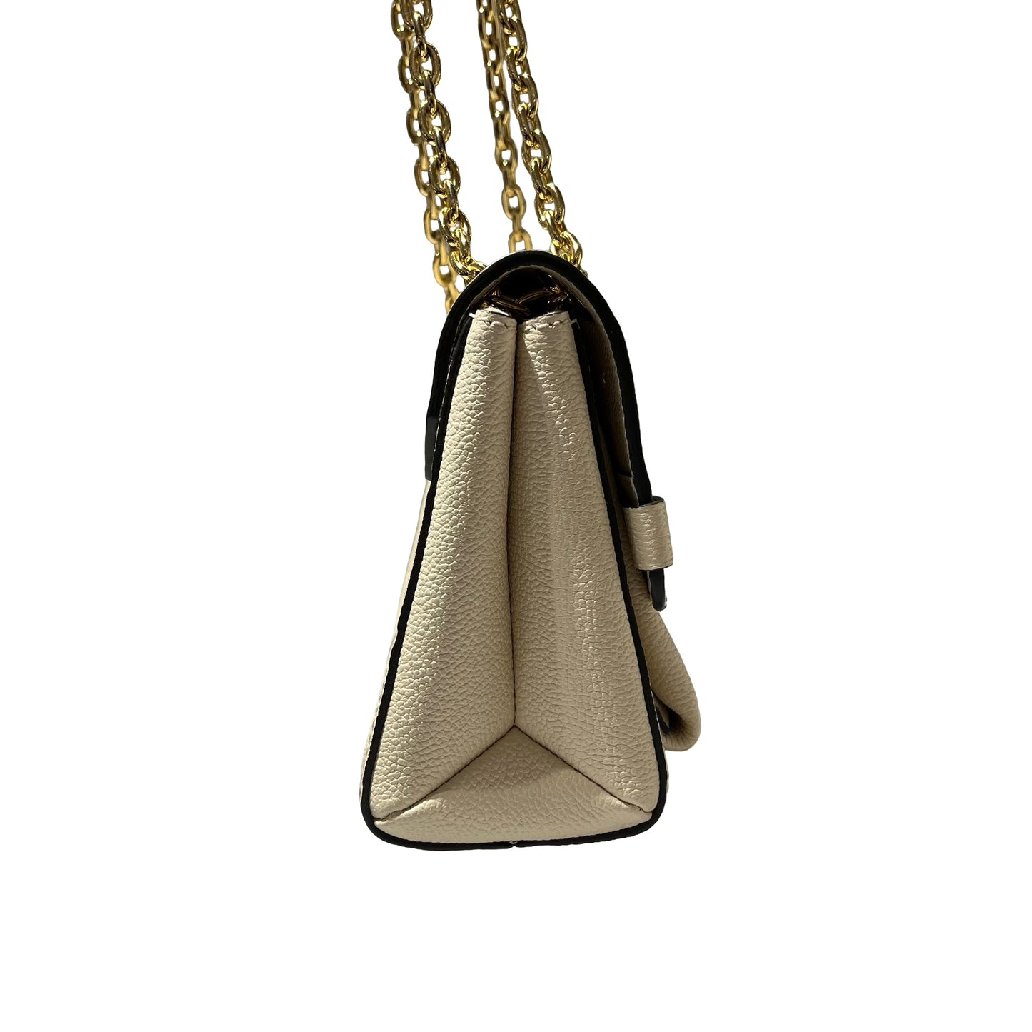 Used LOUIS VUITTON Monogram Empreinte Leather Vavin BB Shoulder Bag Ivory GHW