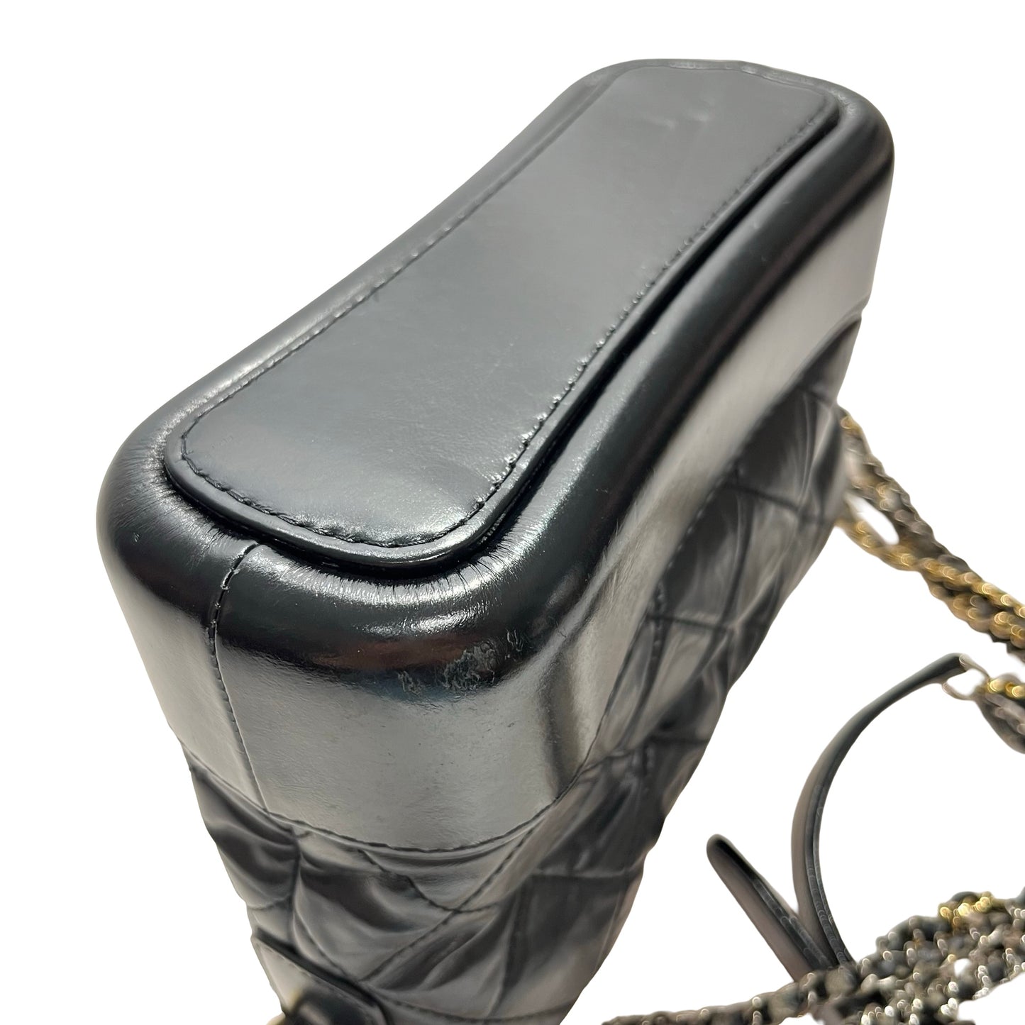 Used CHANEL Gabrielle Chain Shoulder Bag Black