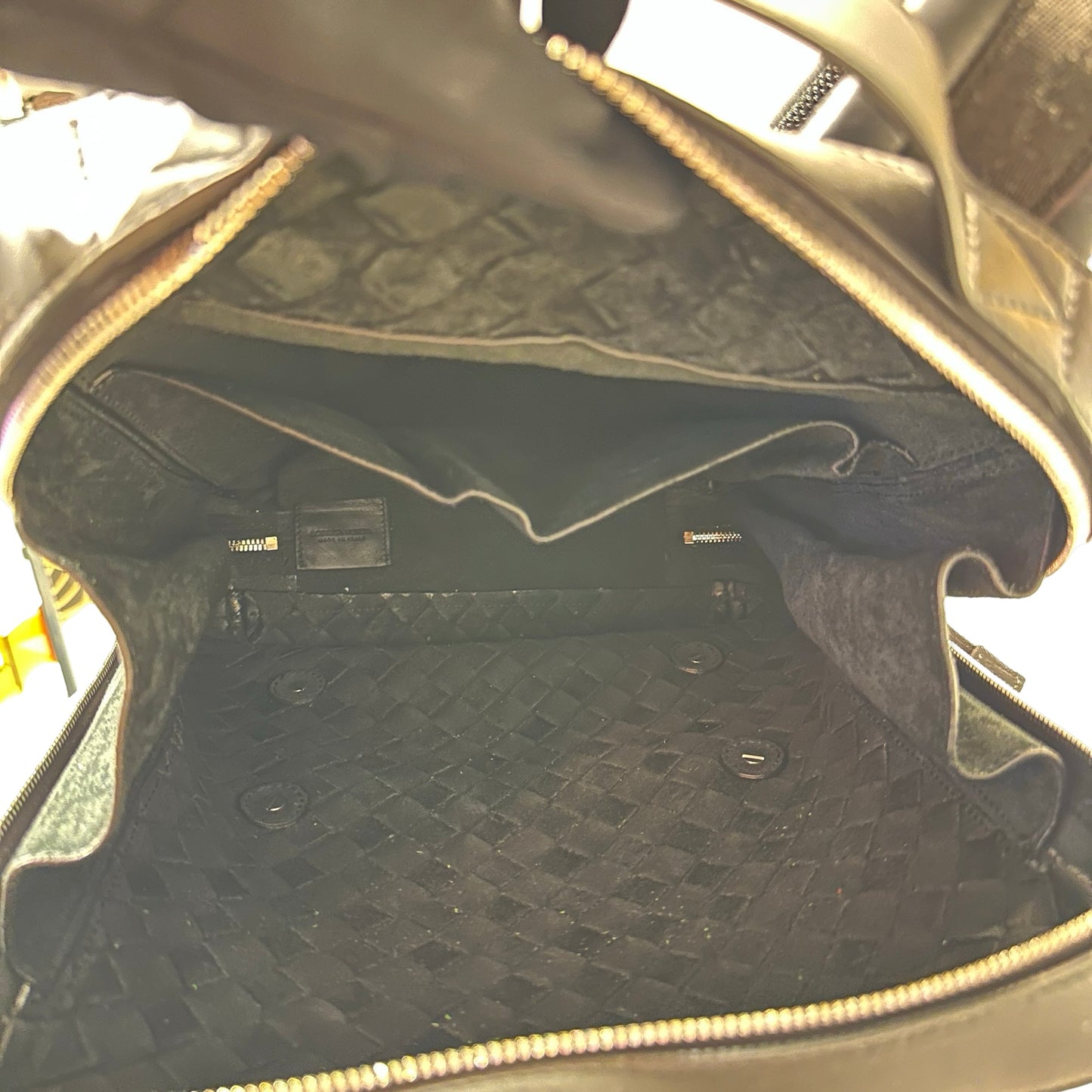 Used BOTTEGA VENETA Backpack Black PHW