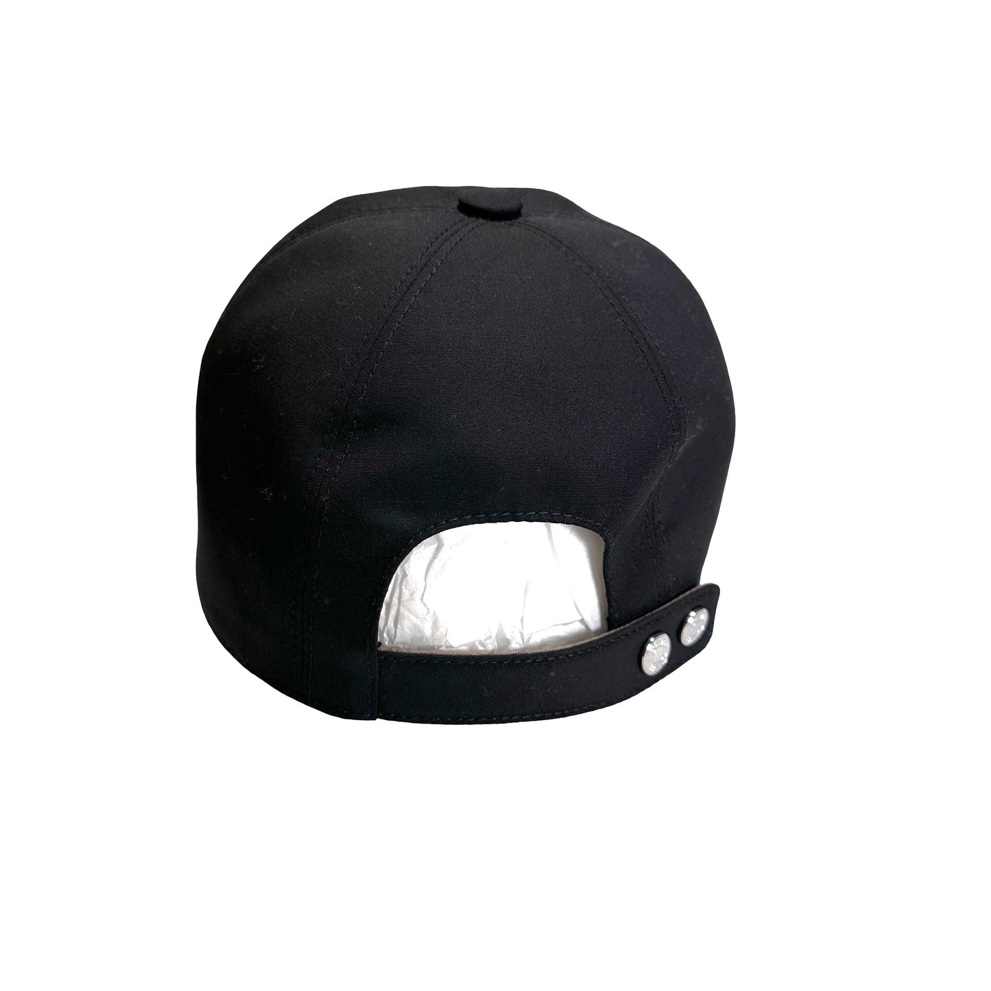 Used HERMES Hat Hat Black Gold