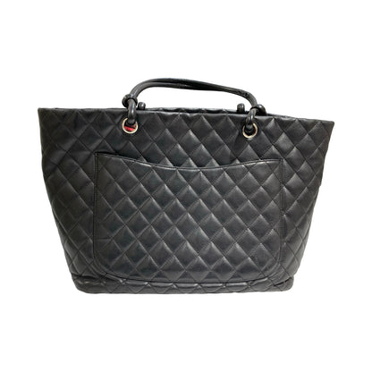 Matelasse Quilted Calfskin CAMBON 31 Tote Bag [101275]