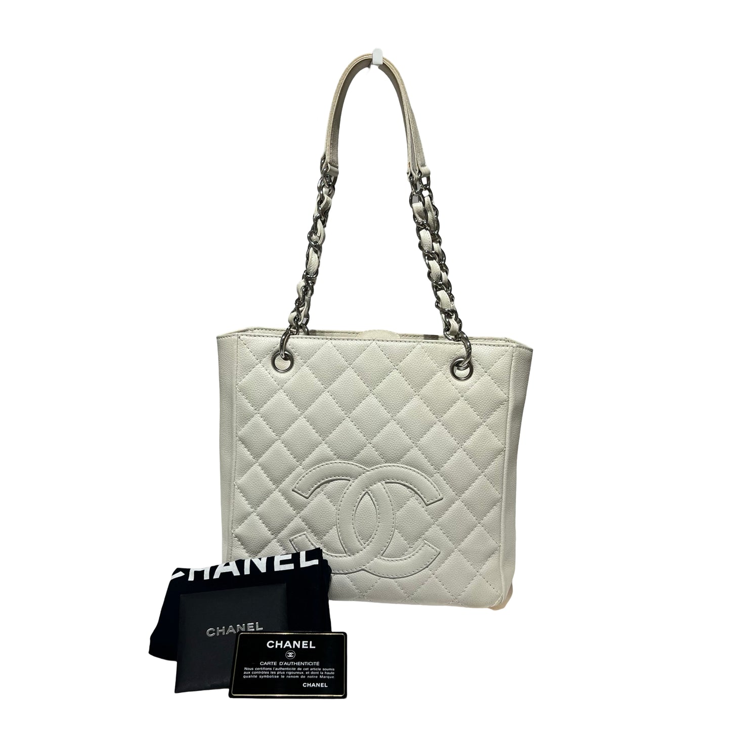 Matelasse Quilted Calfskin Chanel Caviar Tote Bag [101271]