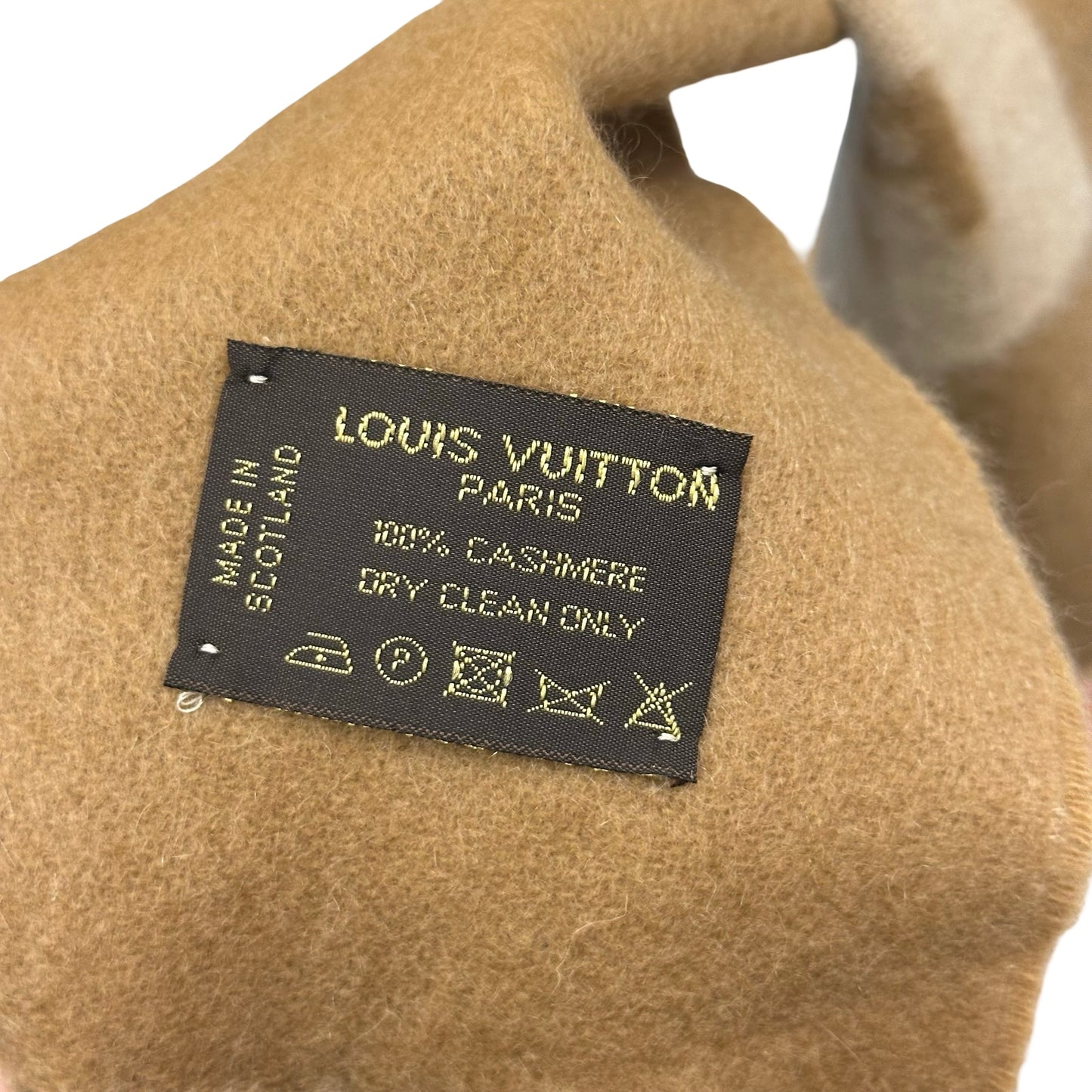 LV CASHMERE SCARF BROWN [3001208]