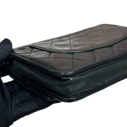CHANEL LARGE WOC BLACK LAMBSKIN PHW [3000599]