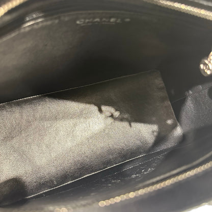 CHANEL BLACK GHW CAVIAR MEDALLION TOTE [3000273]