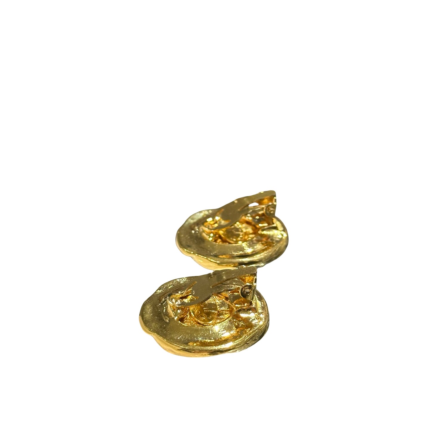 CHANEL VINTAGE CC ROUND EARRINGS [3000560]