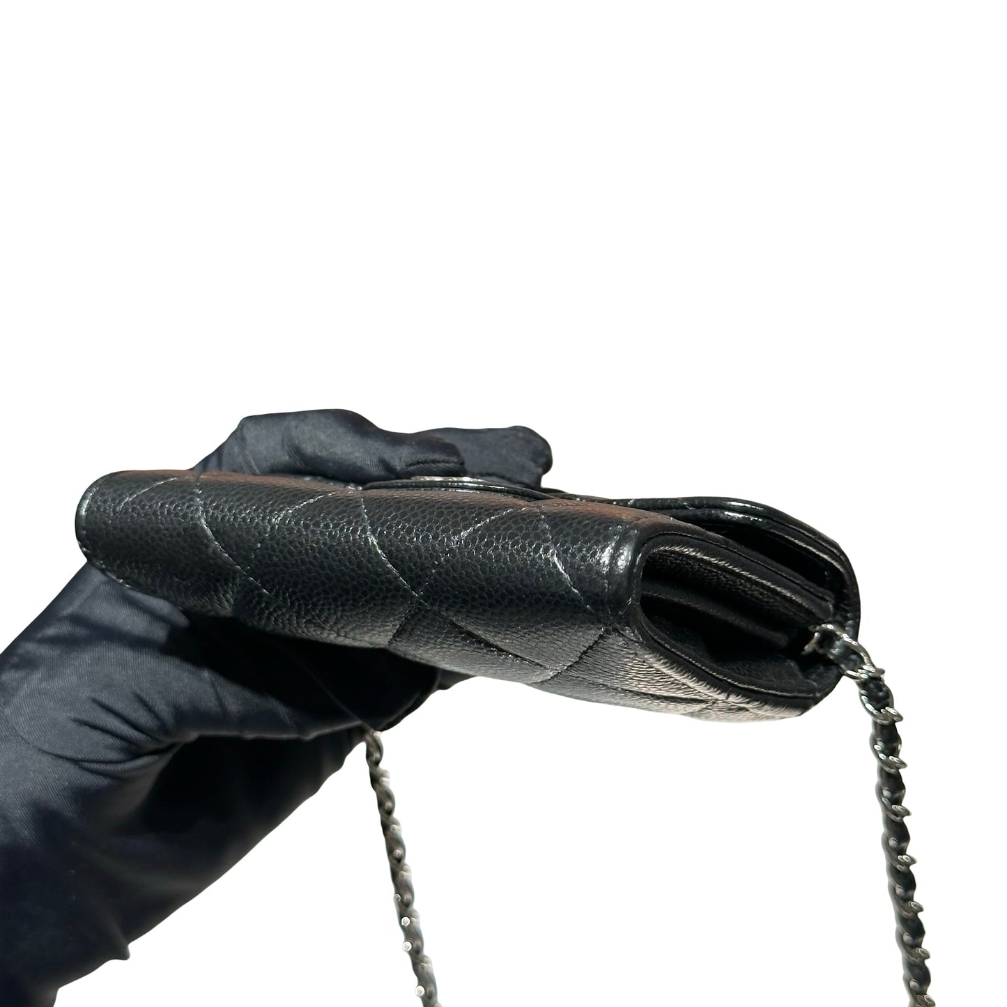 CHANEL SMALL WOC BLACK CAVIAR PHW [3000598]