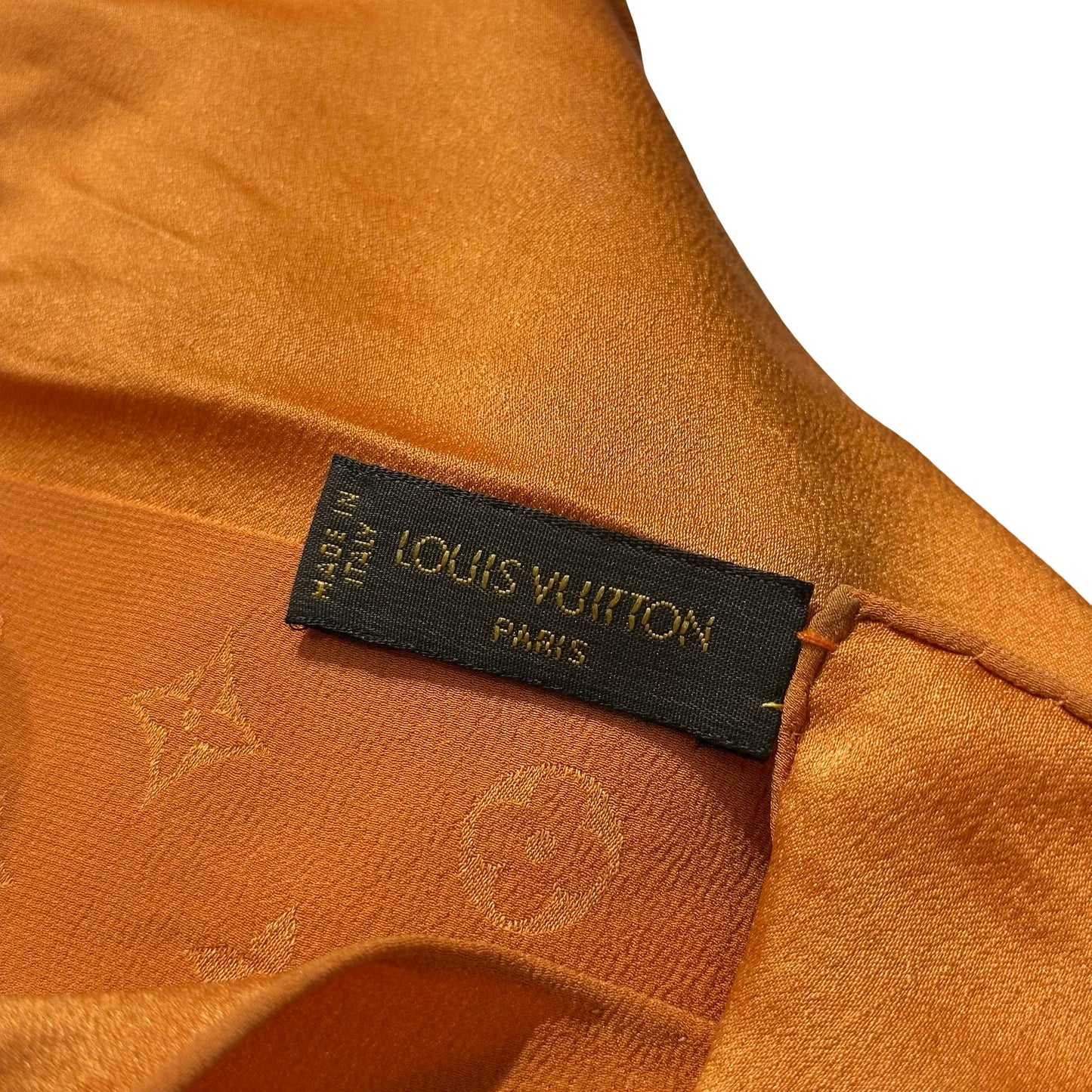 LV SILK SCARF ORANGE [3001112]