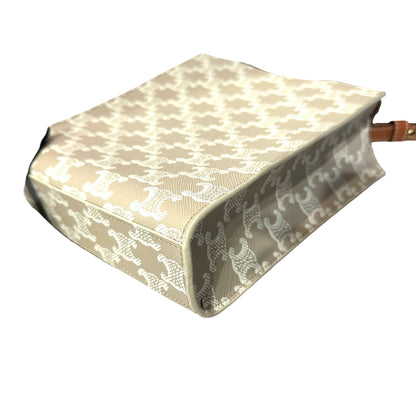 Used CÉLINE MINI CABAS VERTICAL Cross Body Bag Beige