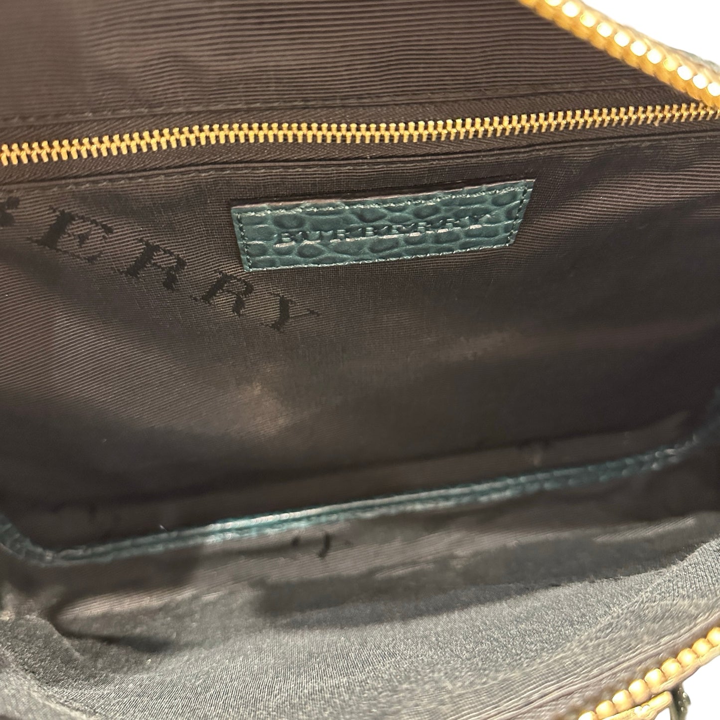 Used BURBERRY Cross Body Bag Green