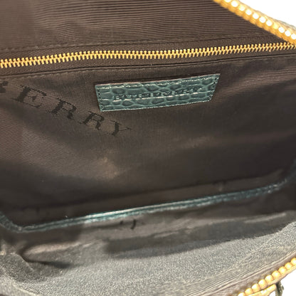 Used BURBERRY Cross Body Bag Green