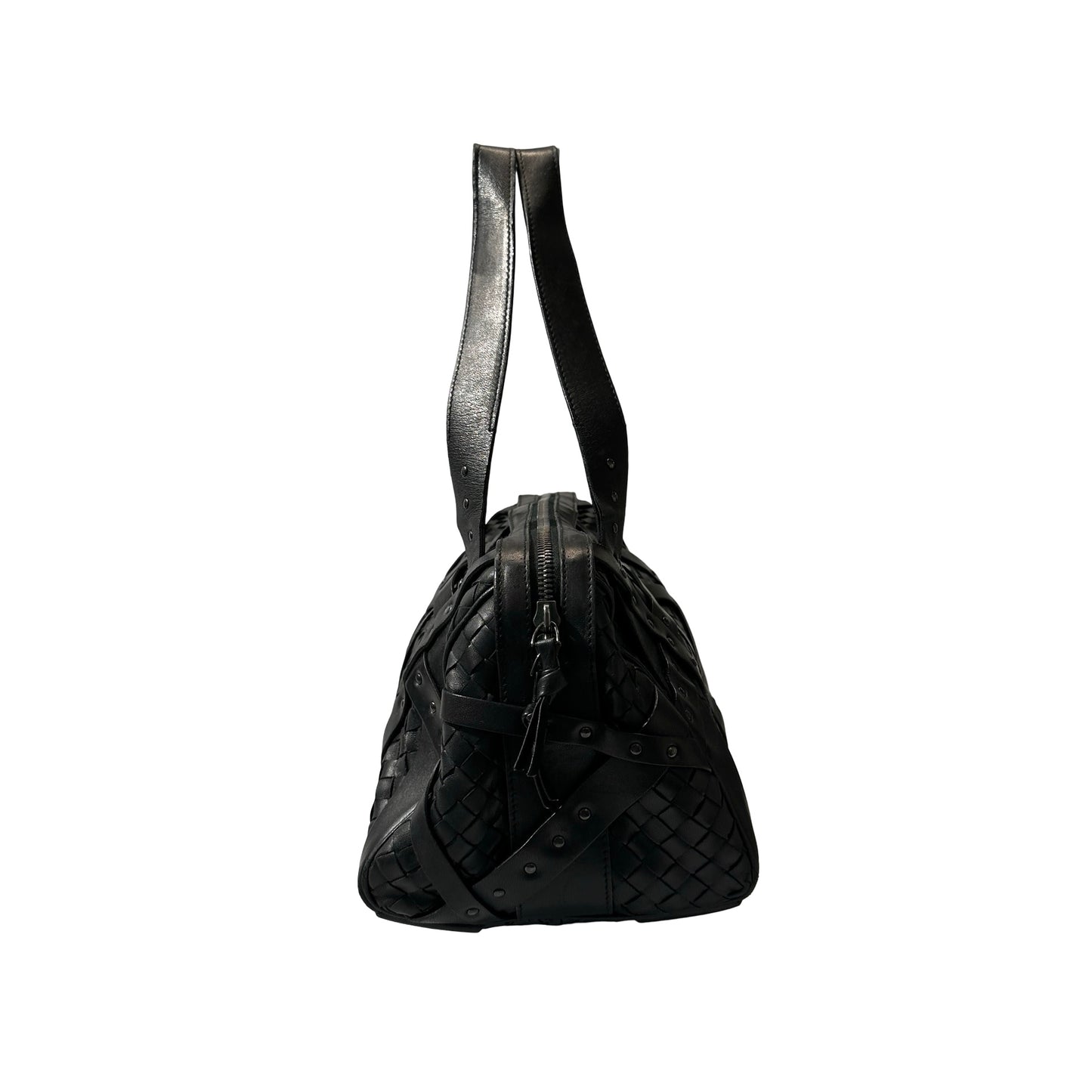 Used Bottega Veneta Shoulder Bag Black