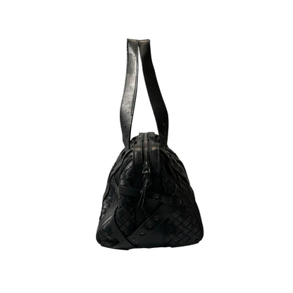 Used Bottega Veneta Shoulder Bag Black
