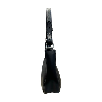 CÉLINE Calfskin Leather Ava Medium Handbag Black