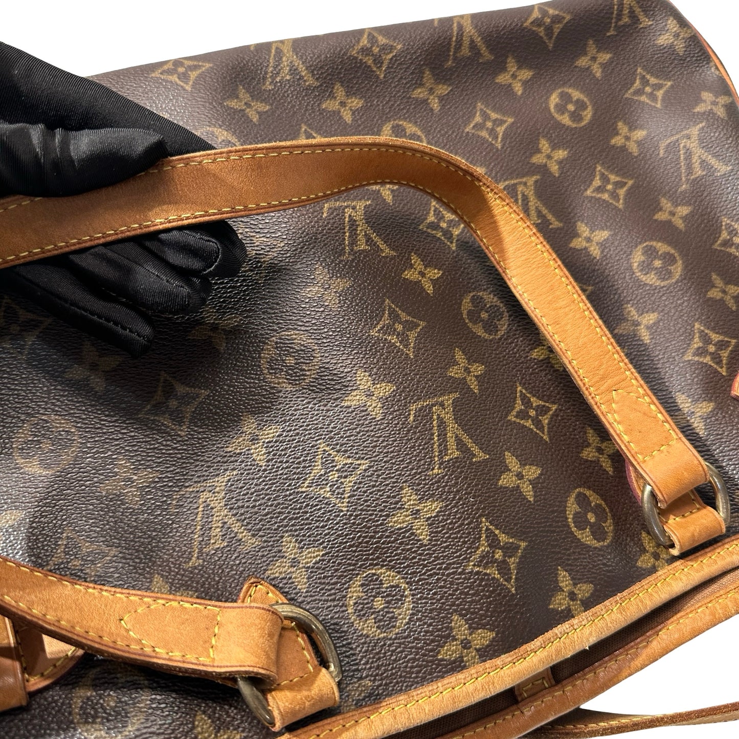Used LOUIS VUITTON Canvas Tote Bag Monogram GHW