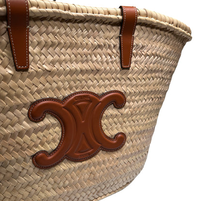 Used CÉLINE 竹編 Tote Bag Beige