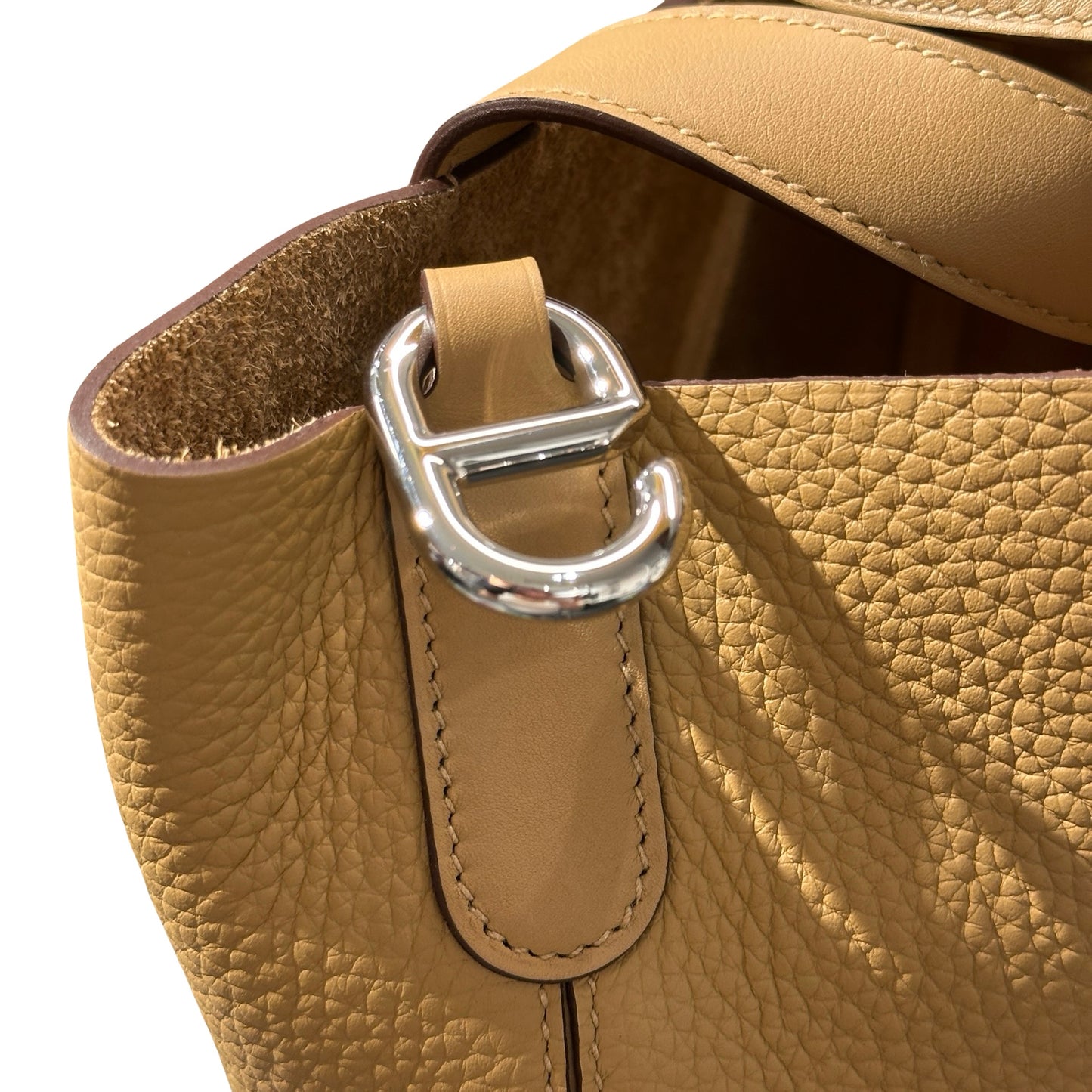Unused Hermès IN THE LOOP 23 Handbag Beige PHW