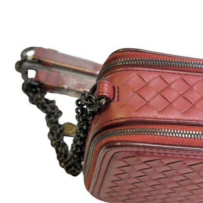 Used BOTTEGA VENETA Intrecciato Intrecciato Camera Bag Camera Bag Burgundy
