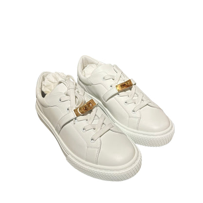 New Hermès KELLY SNEAKER Sneakers White GHW