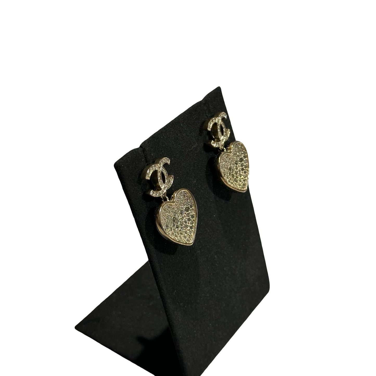 Used Chanel Earrings Gold