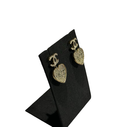 Used Chanel Earrings Gold