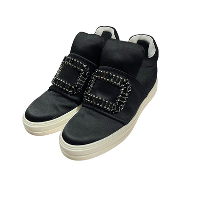 Used Roger Vivier Sneakers Black White